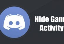 Hide What Game You're Playing on Discord
