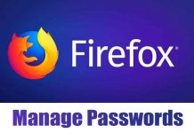 view saved passwords in the Firefox