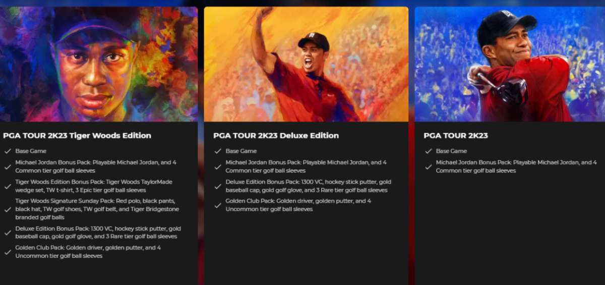 PGA Tour 2K23 Release Date, Editions, & Pricing