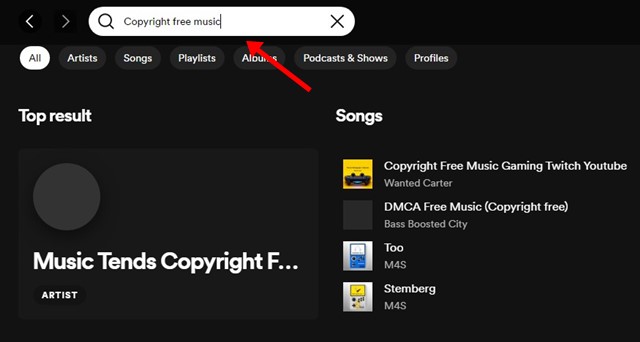 Copyright free music
