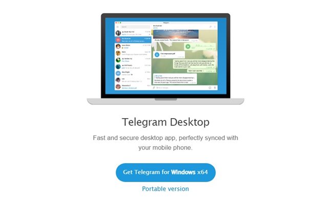 Telegram desktop app