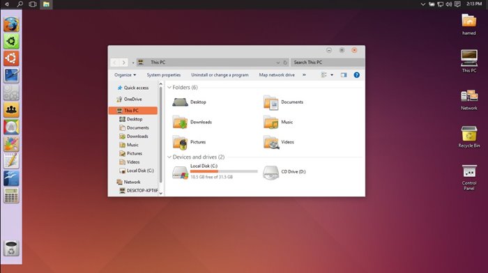 Ubuntu-SkinPack für Windows 11