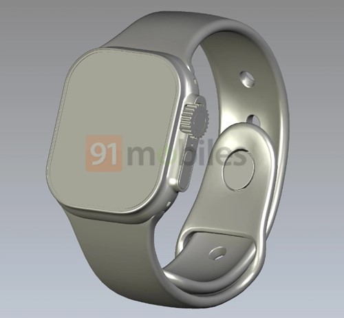 Apple Watch Pro CAD renders 2