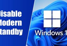 How to Disable Modern Standby in Windows 11