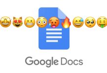 Add Emojis with Text in Google Docs