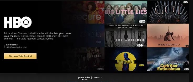 watch HBO primevideo for free