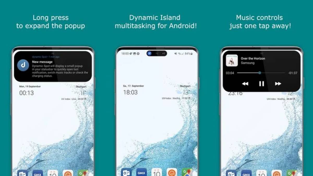 dynamicSpot umożliwia telefonom z Androidem obsługę Dynamic Island firmy Apple