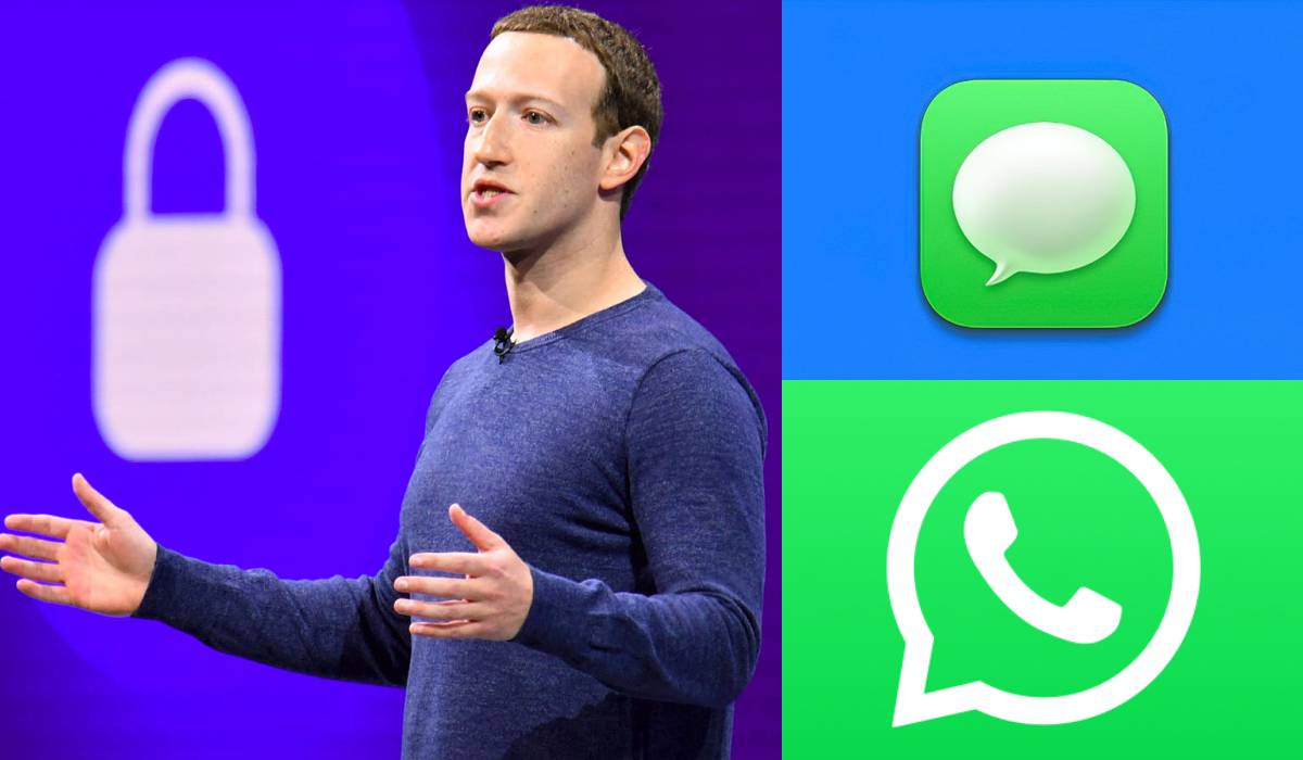 Mark Zuckerberg Teased Apple's iMessage With WhatsApp's Aspect