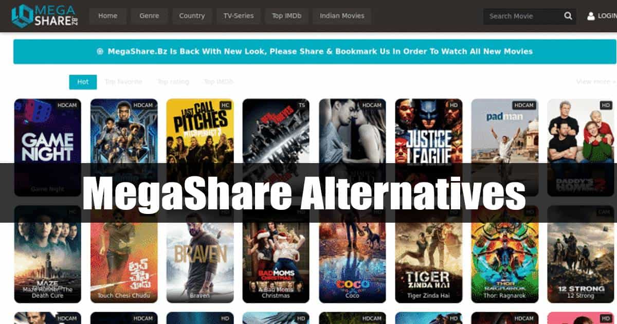 MegaShare Alternatives: 10 Best Sites to Watch Movies