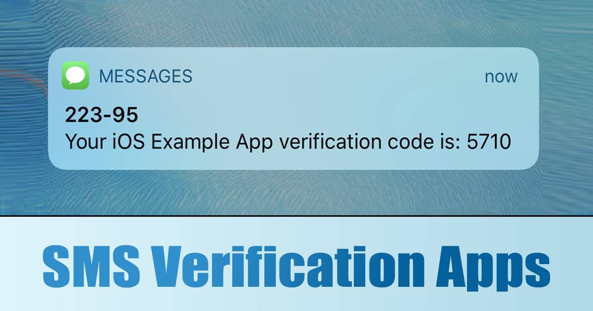 Best SMS Verification Apps for iPhone