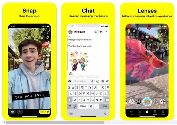 How to activate the front camera flash in Snapchat