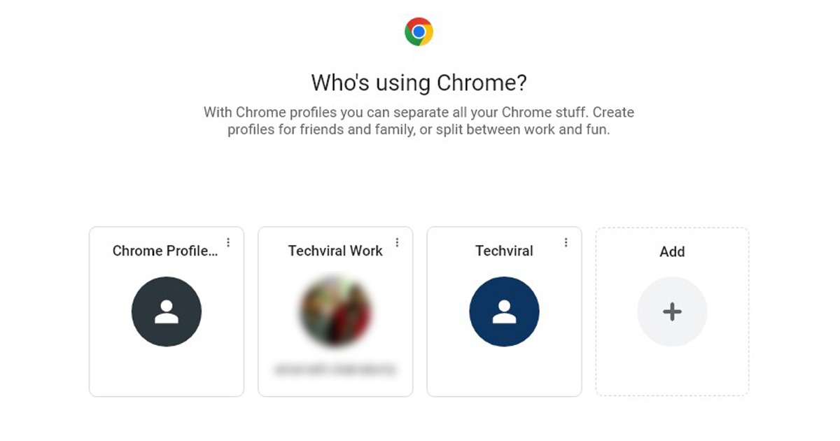 Cách sử dụng Google Chrome với nhiều cấu hình