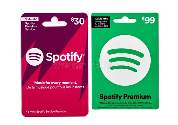 ¿Qué son las tarjetas de regalo de Spotify?