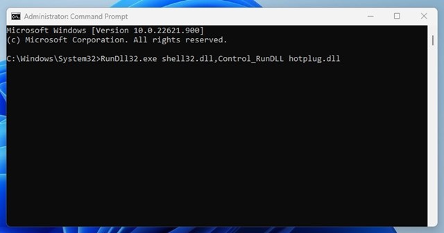 Command Prompt utility