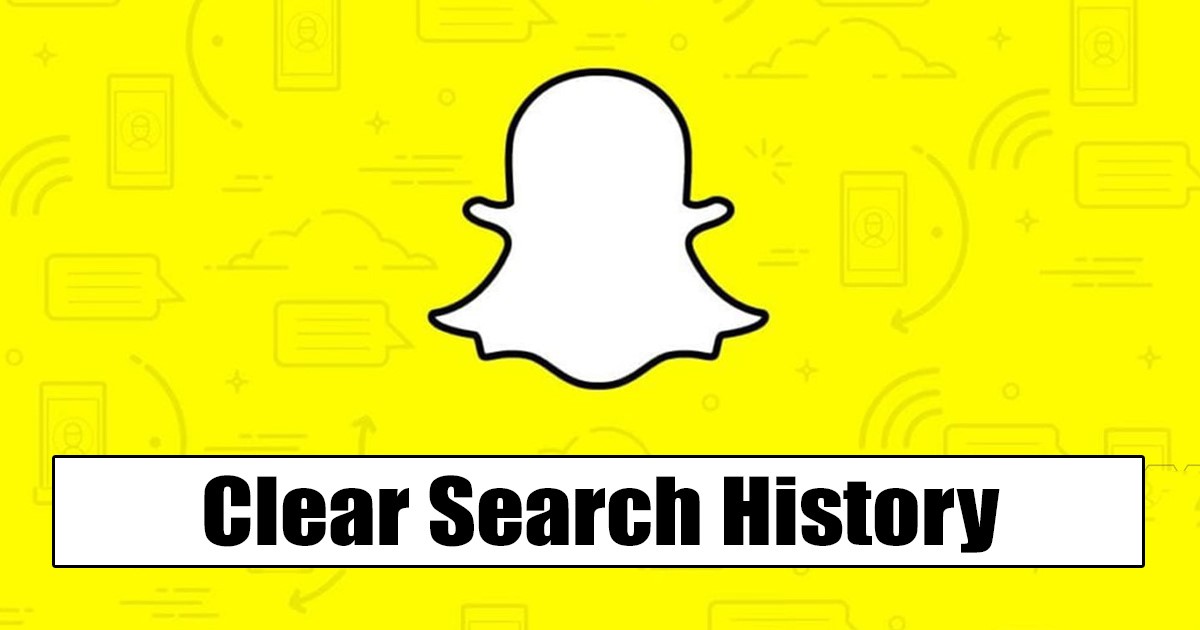 Hogyan lehet törölni a keresési előzményeket a Snapchatben