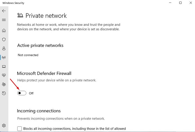 Firewall de defesa da Microsoft