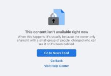 Fix Facebook Content Is Not Available Error