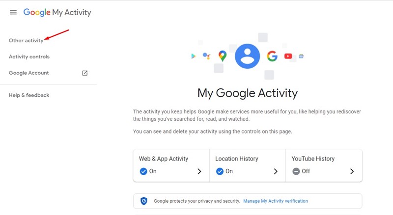 Other Google Activity