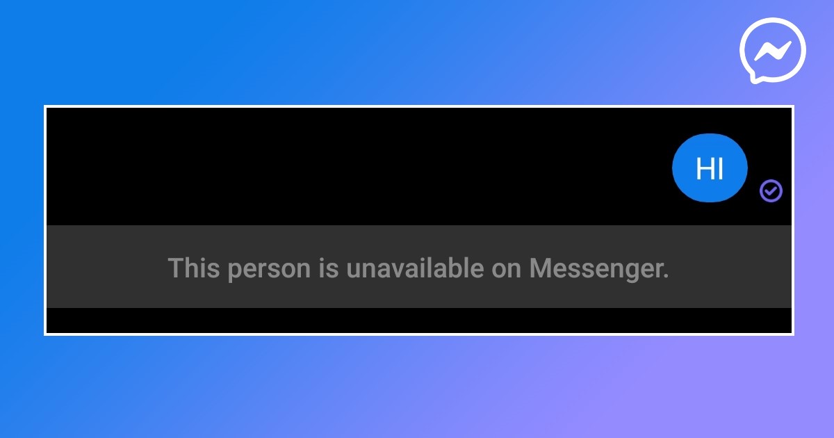 Javítás: Ez a személy nem érhető el a Messengerben