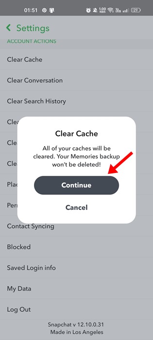 What Does Clear Cache Mean on Snapchat  How to Do It - 33