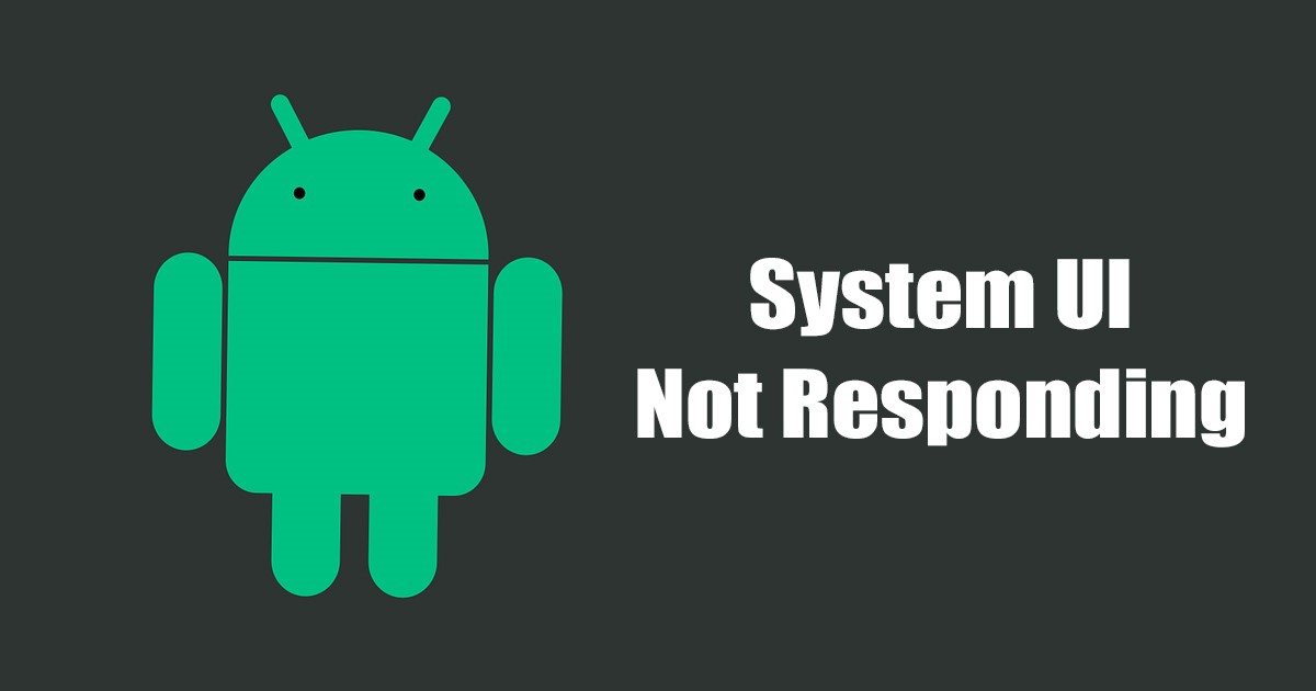 Corrigir o erro 'IU do sistema não está respondendo' no Android
