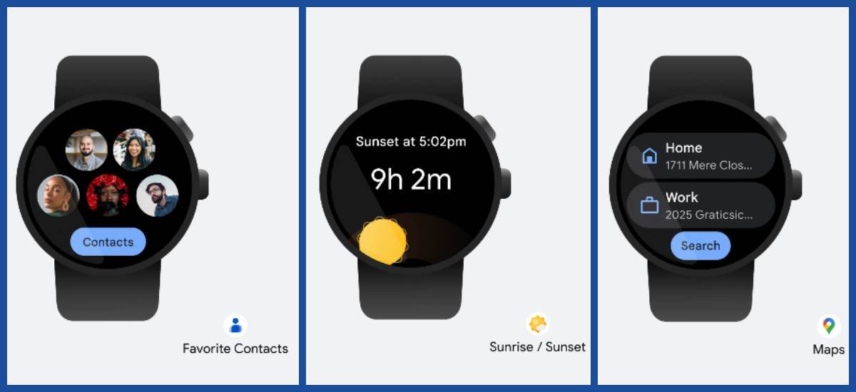 Wear OS New Tiles