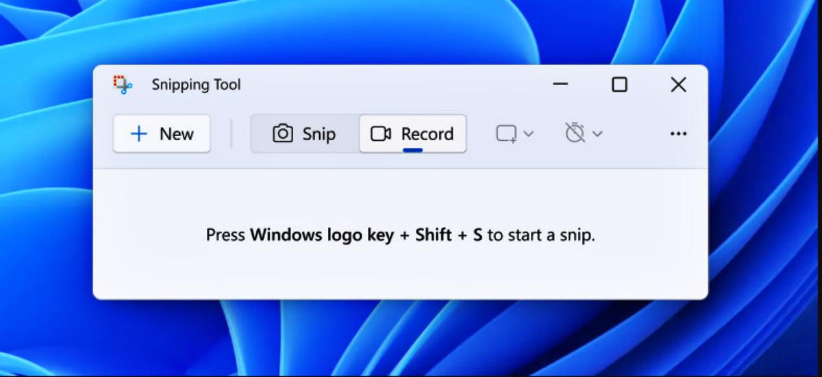 Windows 11 Snipping Tool's Screen Recording Feature