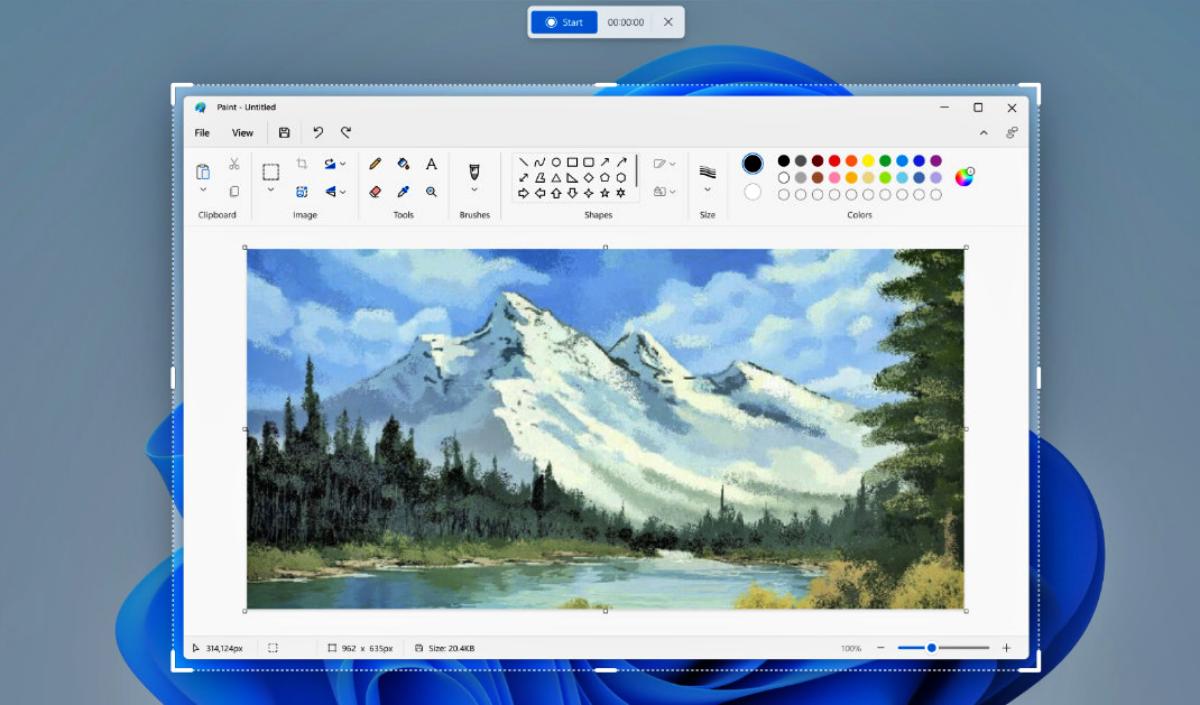 Windows 11 Snipping Tool's Screen Recording Feature 