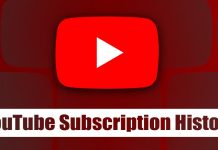 How to View YouTube Subscription History