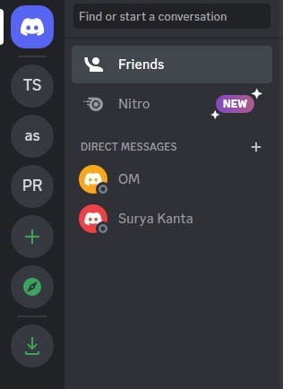right-click on the Friend name