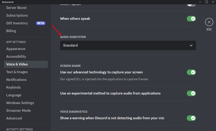 What is Legacy Audio Subsystem on Discord  How to Enable it - 52