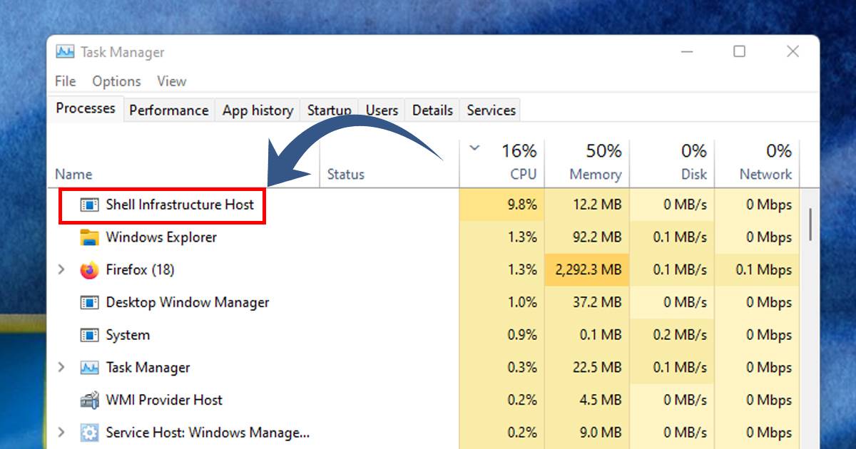 Shell Infrastructure Host là gì? Tìm hiểu chi tiết về thành phần quan trọng của Windows