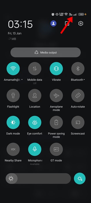 Make Sure Your SIM card has a proper signal