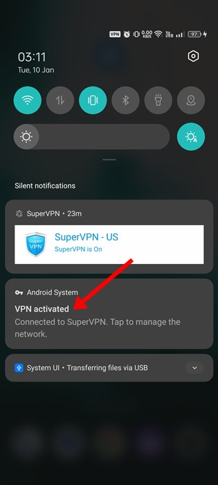Você está usando uma VPN/Proxy