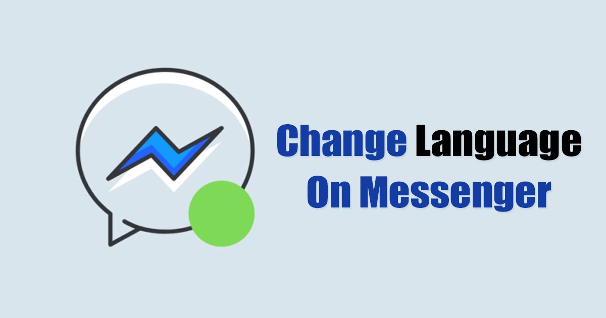 Change language on Messenger
