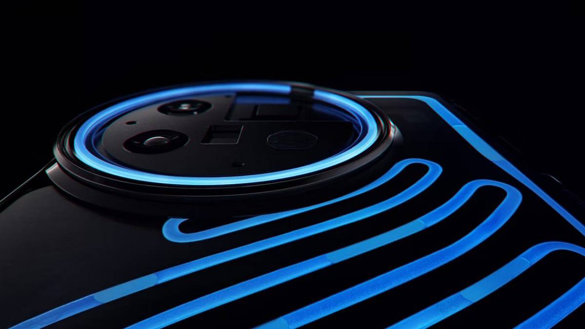 OnePlus 11 koncepció, amely a kék LED-et visszahozza a hullámtervezésben