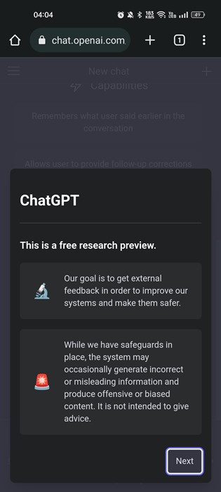 How to Use ChatGPT on Android   iPhone  - 98