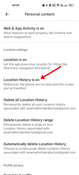 Google Maps Timeline Not Working  6 Ways to Fix it - 66