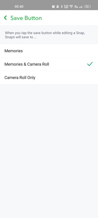 Memórias e Rolo da Câmera