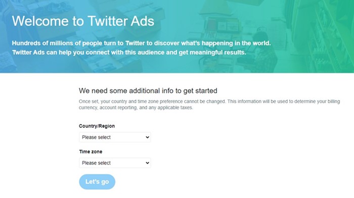 Use a Twitter Ad Account