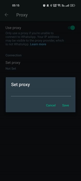 WhatsApp Proxy Server  How to Enable   Use it  - 54