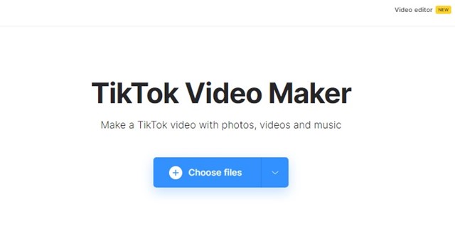 Clideo TikTok Video Maker