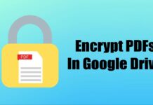 How to Password Protect PDF Files in Google Drive