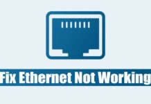 How to Fix Ethernet Not Working in Windows 11