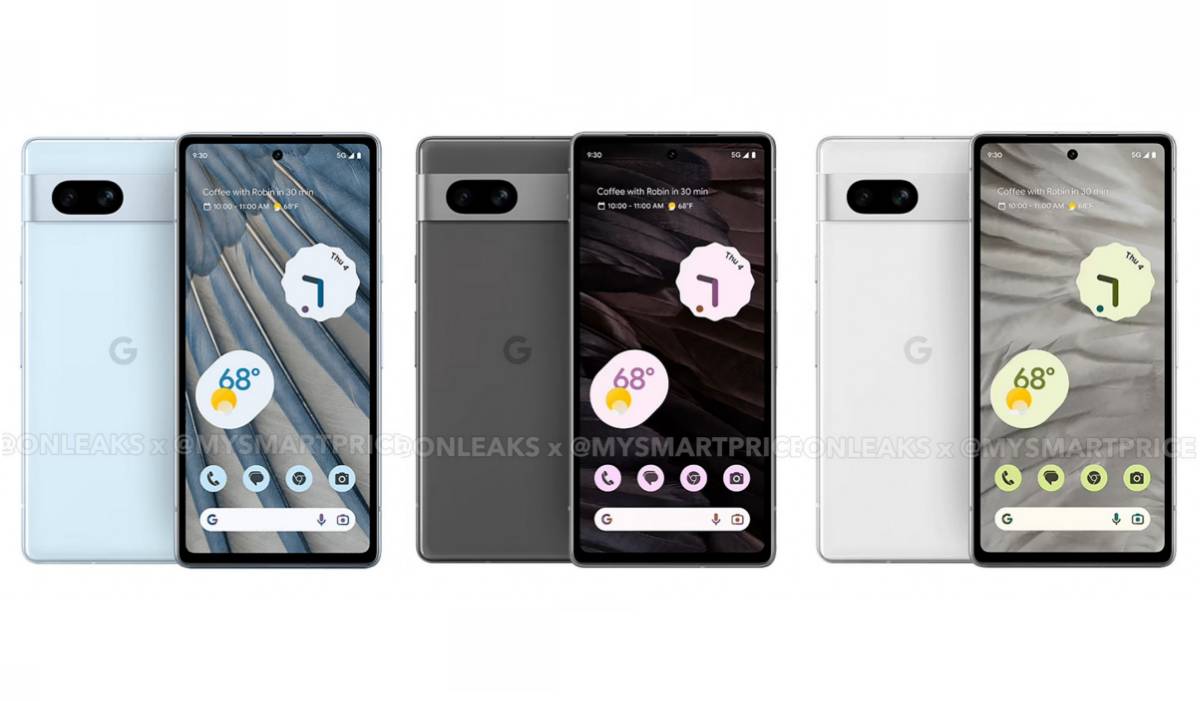 Google Pixel 7a Leaked Render Confirms Design & Color Options