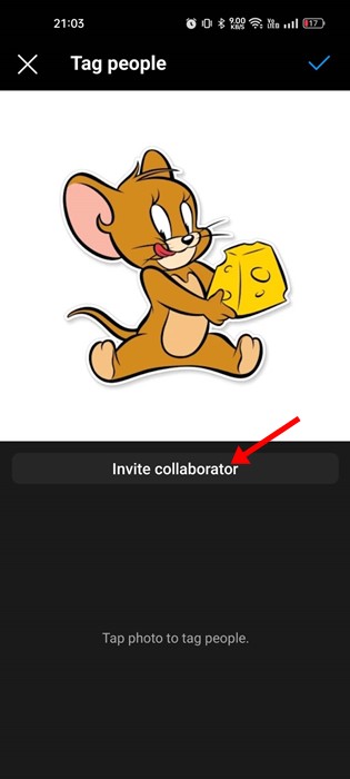 Invite collaborator