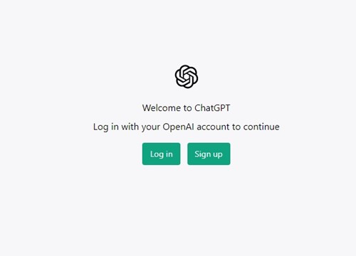 Sign up for OpenAI
