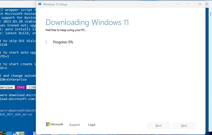 download Windows 11 ISO file without TPM