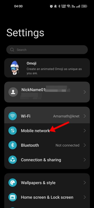 Mobile Network