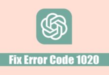 How to Fix ChatGPT Error Code 1020 'Access Denied'